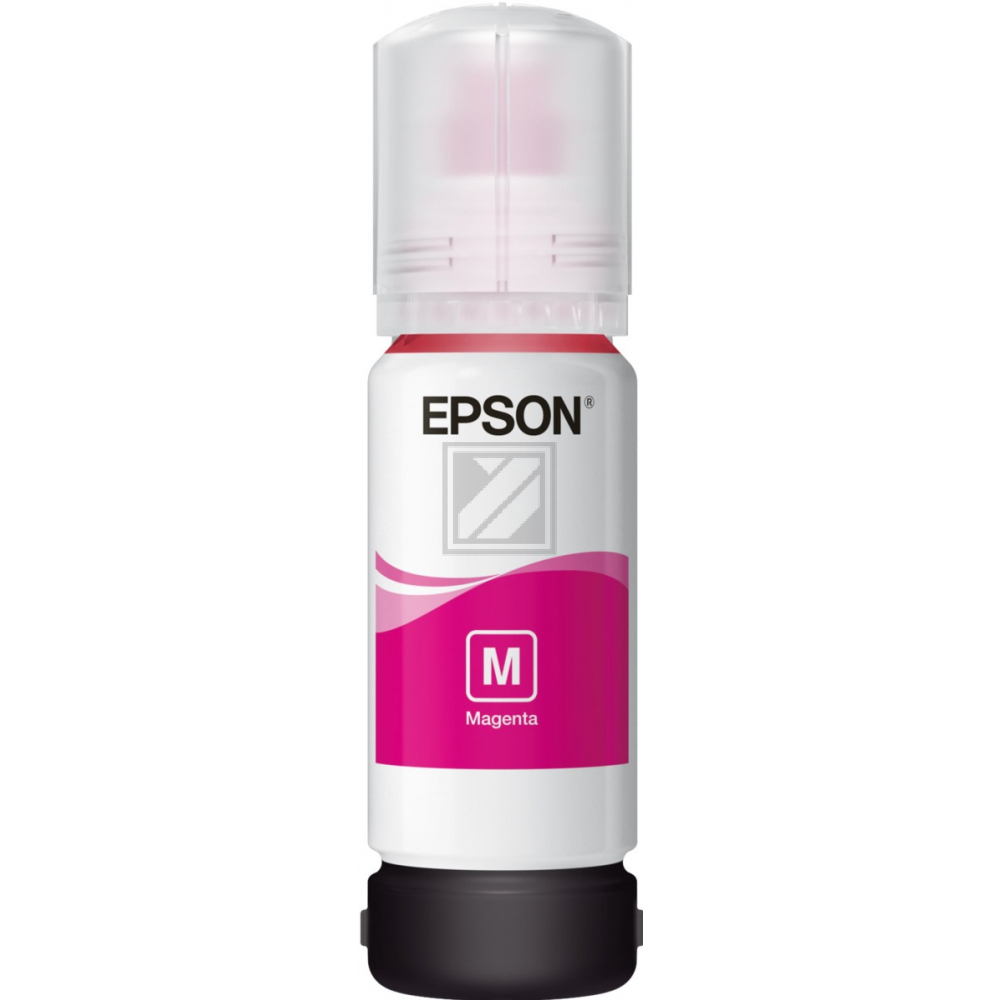 Epson Tintennachfüllfläschchen magenta (C13T00R340, 106)