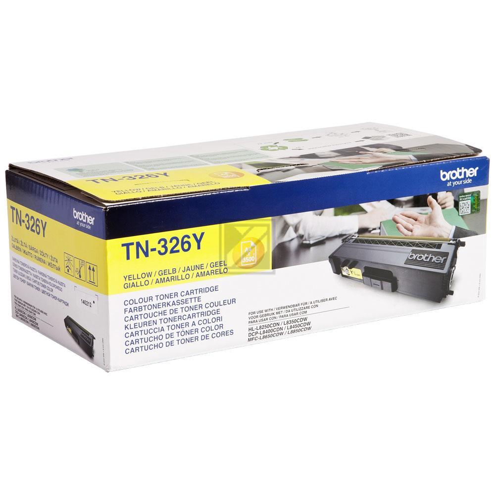 Brother Toner-Kit gelb HC (TN-326Y)