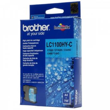 Brother Tintenpatrone cyan HC (LC-1100HYC)