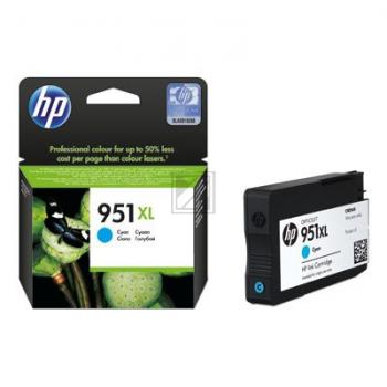 HP Tintenpatrone cyan HC (CN046AE, 951XL)