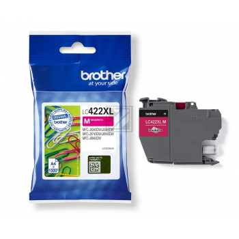 Brother Tintenpatrone magenta HC (LC-422XLM)