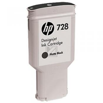 HP Tintenpatrone schwarz matt HC plus (F9J68A, 728)