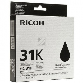 Ricoh Gel-Kartusche schwarz (405688, GC31BK)