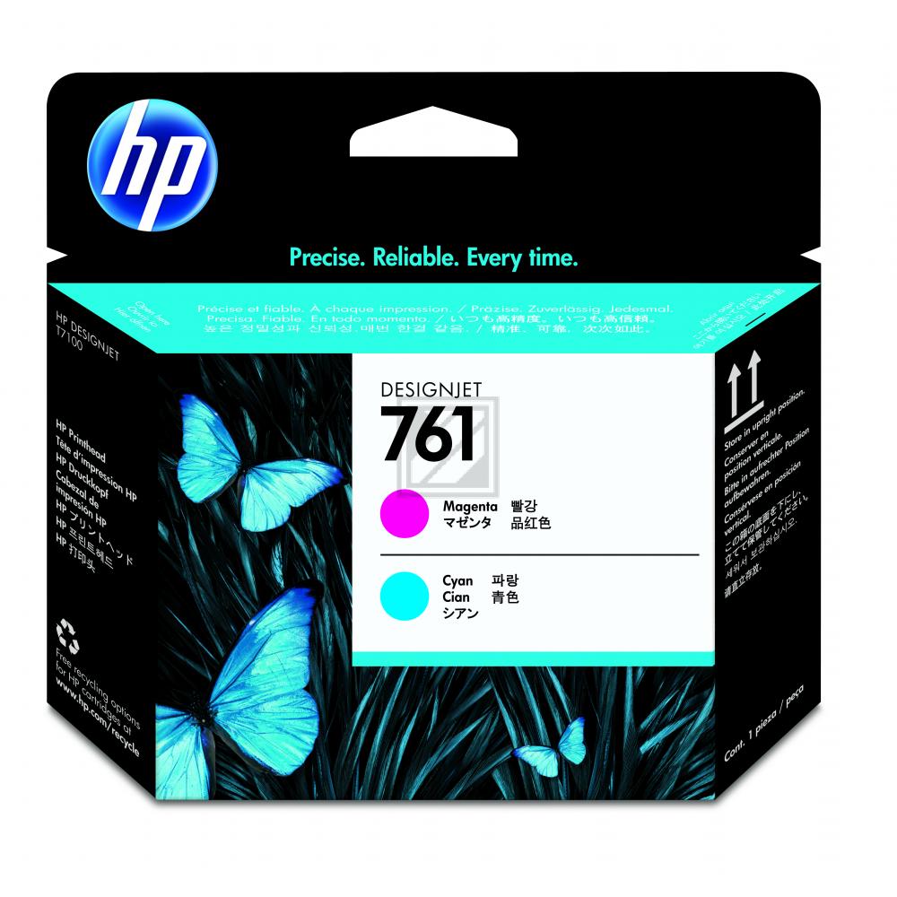 HP Tintendruckkopf magenta/cyan (CH646A, 761)